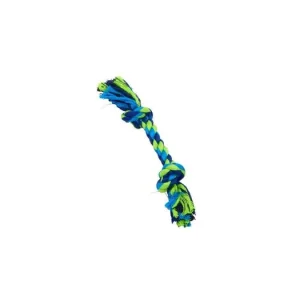 Cenově Výhodný Hračka pes BUSTER Dent.Rope 2 uzly modrá/limet.30cm M