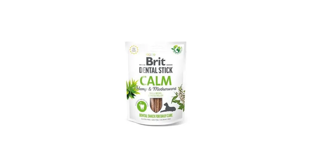 Odeslání Ihned Brit Dog Dental Stick Calm Hemp&Motherwort 7ks