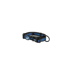 Nízká Cena Obojek nylon 52-65/3cm modrá Kiwi