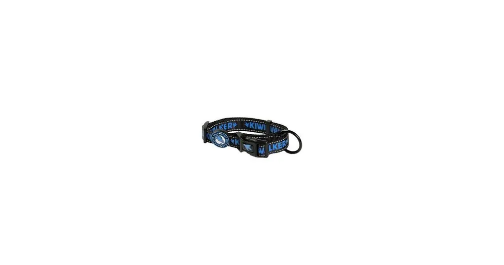Nízká Cena Obojek nylon 52-65/3cm modrá Kiwi