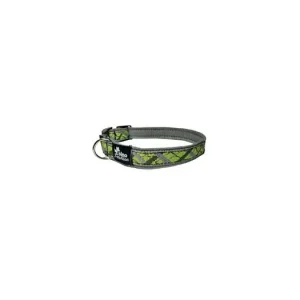 Obojek DINOFASHION reflexní zelenošedý soft. 45/2,5cm Bezpečná Platba