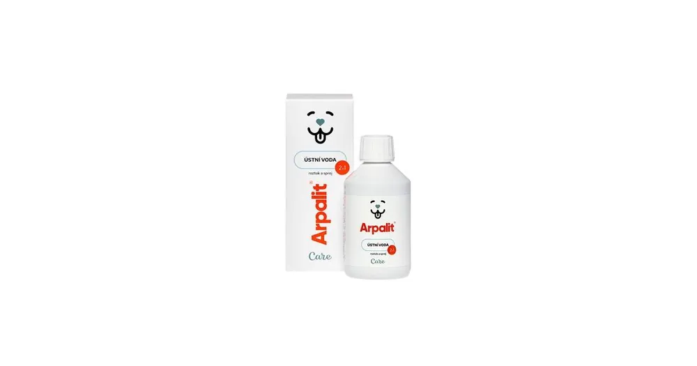 Tovární Cena Arpalit Care Ústní voda 2v1, roztok a sprej 250ml