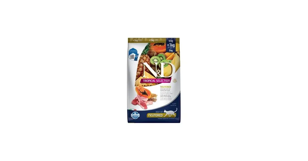 Levný N&D TROPICAL SELECTION CAT Lamb Neutered 4+1kg