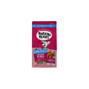 Nízká Cena BARKING HEADS Little Paws Golden Years Chicken 1,5kg