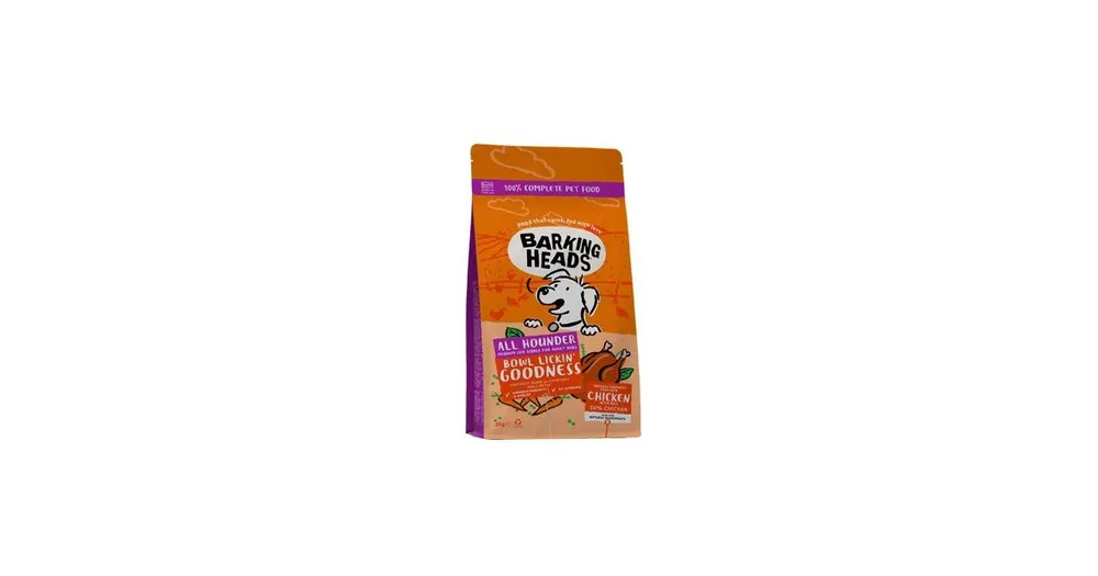 Nakupujte Hned BARKING HEADS All Hounder Bowl Lickin Good Chick 2kg