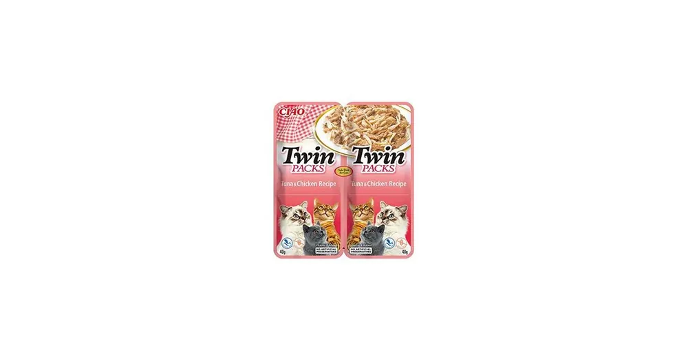 Churu Cat Twin Packs Tuna&Chicken in Broth 2x40g Víkendová Akce