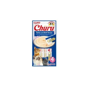 Tovární Cena Churu Cat Tuna with Beef Recipe 4x14g