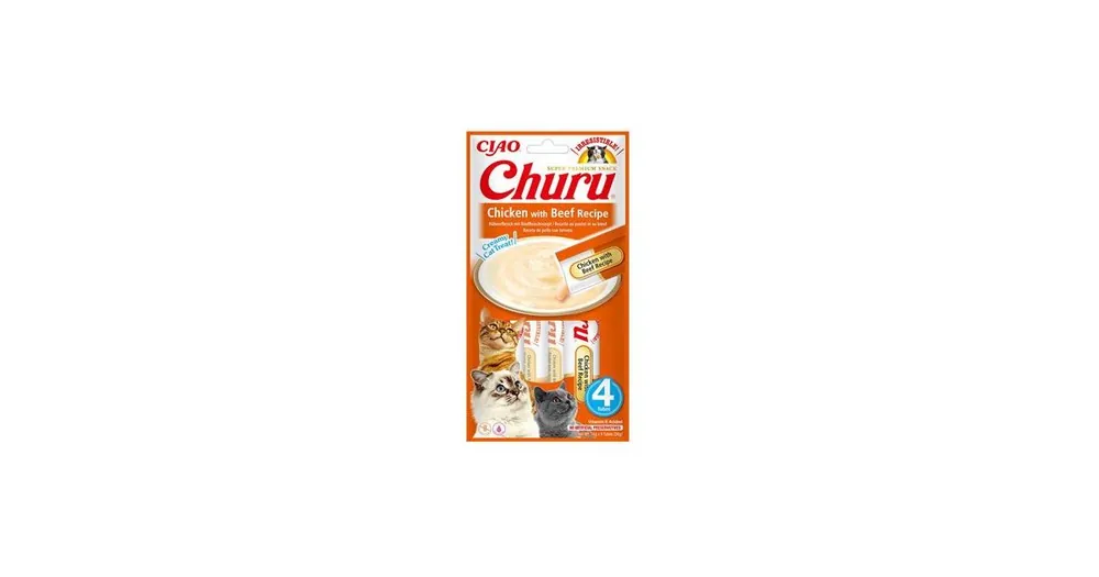 Oblíbený Churu Cat Chicken with Beef Recipe 4x14g