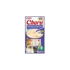 Churu Cat Tuna Recipe with Clam Flavour 4x14g Nejlepší Cena