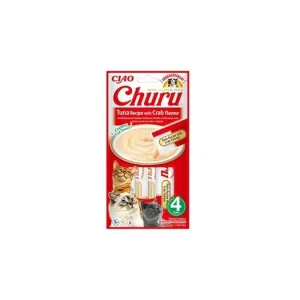 Churu Cat Tuna Recipe with Crab Flavour 4x14g Originální