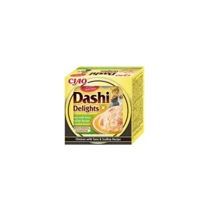 Churu Cat Dashi Delights Chicken with Tuna&Scallop 70g Hit Sezóny