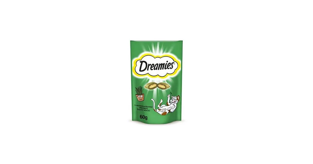 Poslední Šance Dreamies kočka pochoutka catnip 60g