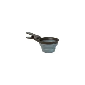 Aktuální Odměrka na krmivo SILICONE s klipem, šedá L Zolux