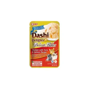 Super Cena Churu Cat Dashi Delights Deli Flakes Chick&Tun&Salm40g