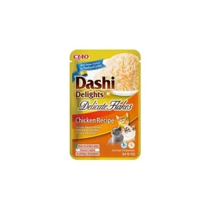 Značkový Churu Cat Dashi Delights Deli Flakes Chick&Cheese 40g