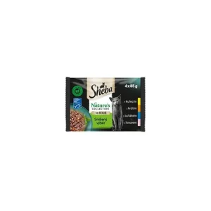 Super Cena Sheba kapsa Nature Mix výběr 4x85g