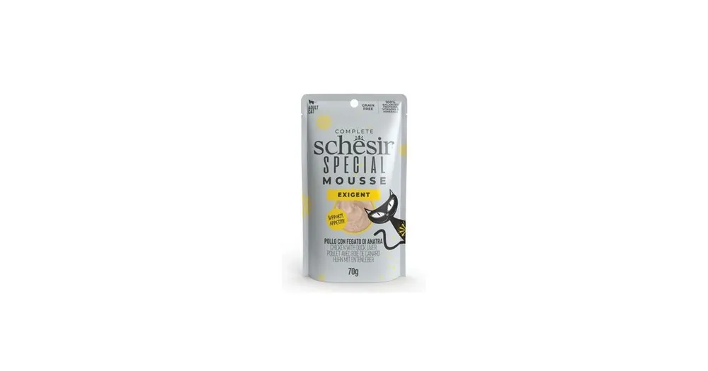 Schesir Cat kapsa Special Mousse Exigent kuře/játra70g Rychlé Dodání