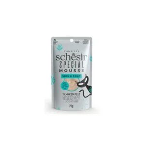Schesir Cat kapsa Special Mousse Skin&Coat los/kuř 70g Časově Omezené