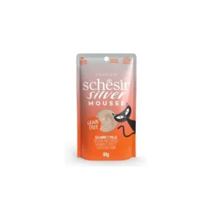 Výprodej Schesir Cat kapsa Senior Lifestage Mousse los/kuř 80g