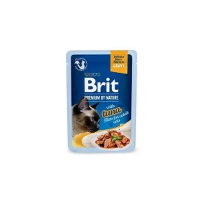 Novinka Brit Premium Cat D Fillets in Gravy with Tuna 85g