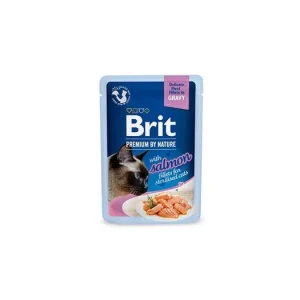 Rychlé Dodání Brit Premium Cat D Fillets Gravy Salmon Sterilised 85g