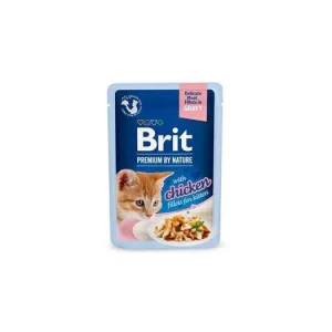 Cenově Výhodný Brit Premium Cat D Fillets in Gravy for Kitten 85g