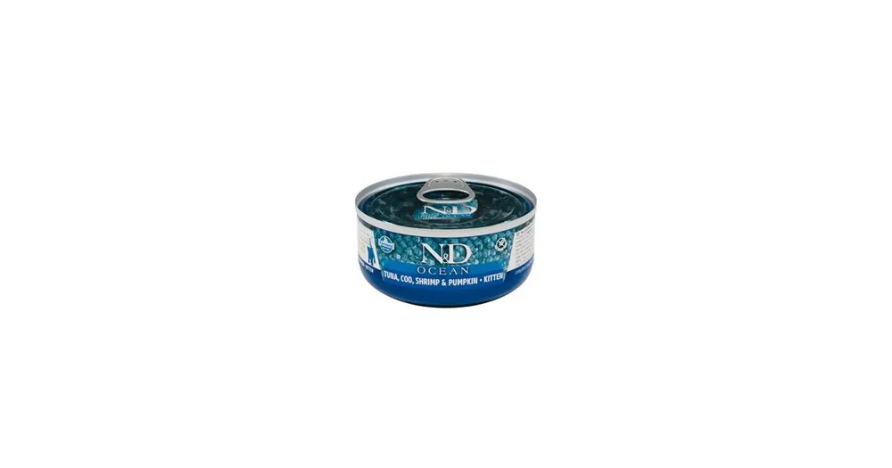 N&D CAT OCEAN Kitten Tuna & Cod & Shrimp & Pumpkin 70g Pouze Dnes