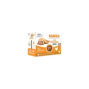 Originální Iams Cat Kitten kuře v omáčce multipack 12x85g