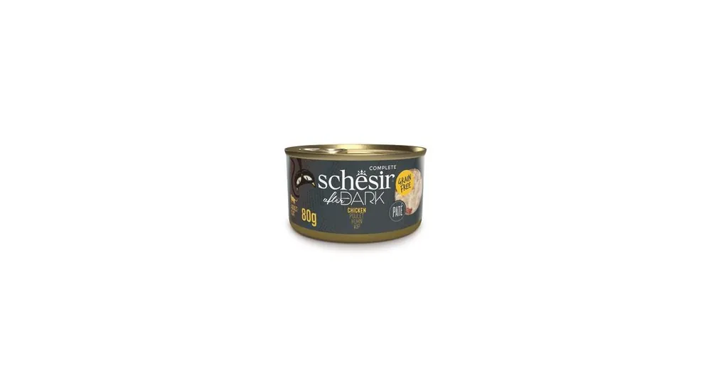 Schesir Cat konz. After Dark Paté kuře 80g Časově Omezené