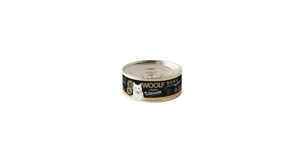 Zlevněný WOOLF Wildcat Ultimate konz Quail pate 85g