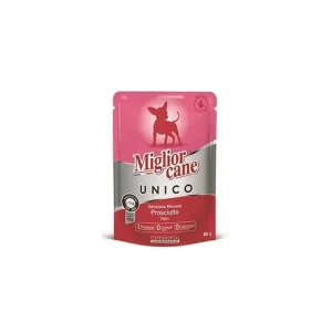 Přímo Od Výrobce Miglior Cane Unico MINI kapsička pro psy šunka 80g