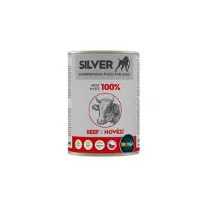 IRONpet Silver Dog Beef konzerva 400g Vrácení Zdarma