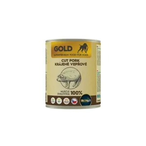 IRONpet Gold Dog Pork cut muscle konzerva 800g Ověřený