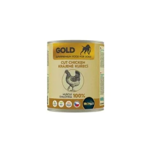 IRONpet Gold Dog Chicken cut muscle konzerva 800g Pouze Dnes