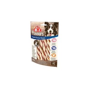 Pochoutka 8in1 Triple Flavour Ropes 65g Sleva