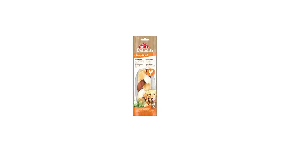 Pochoutka 8in1 Delights Chewy Braid M/L 80g Speciální Cena