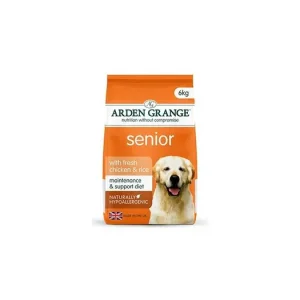 Nejprodávanější Arden Grange Dog Senior with fresh Chicken&Rice 6kg