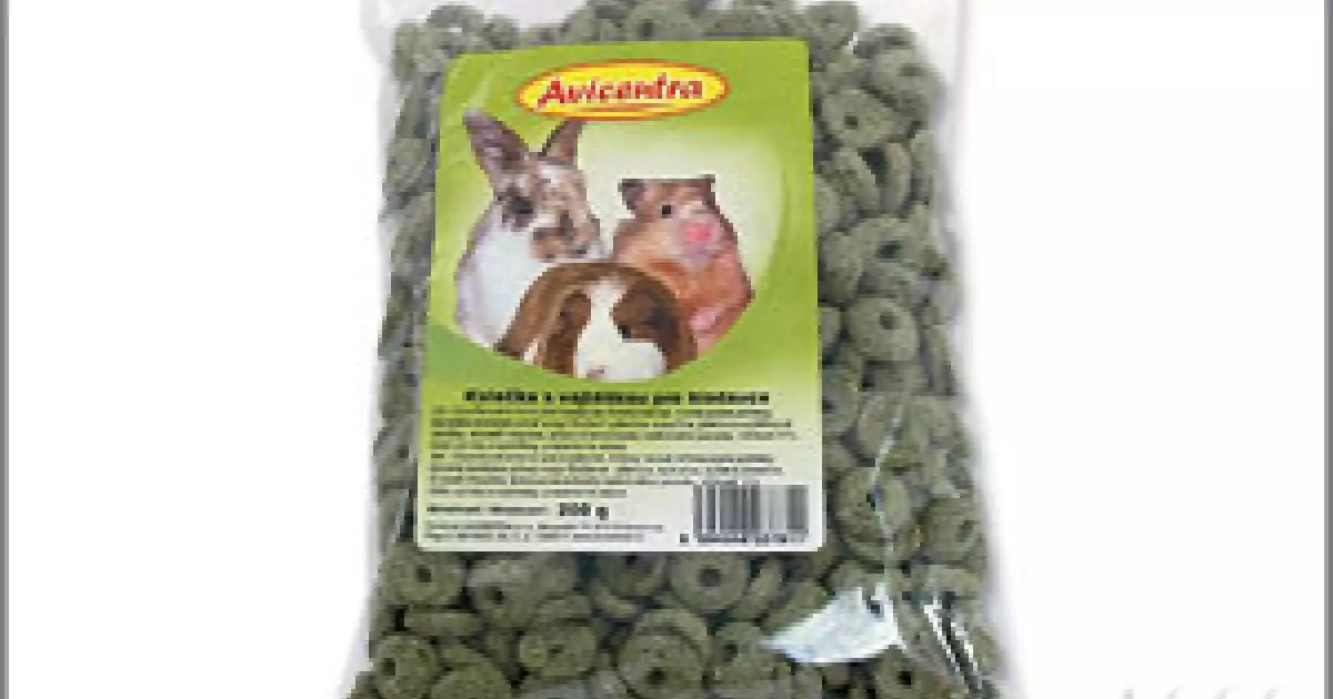 Pochoutka Avicentra kolečka s vojtěškou pro hlodavce 250g Novinka