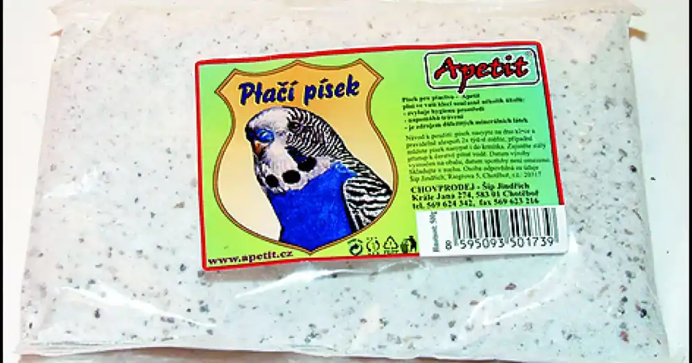 Písek Apetit pro ptáky 500g Autentický