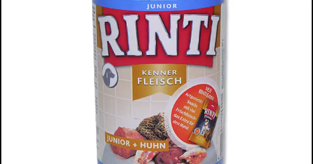 Konzerva Rinti Kennerfleisch Junior kuře 400g Akční Nabídka