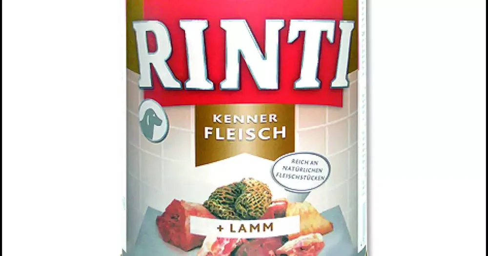 Konzerva Rinti Kennerfleisch Adult jehně 800g Autentický