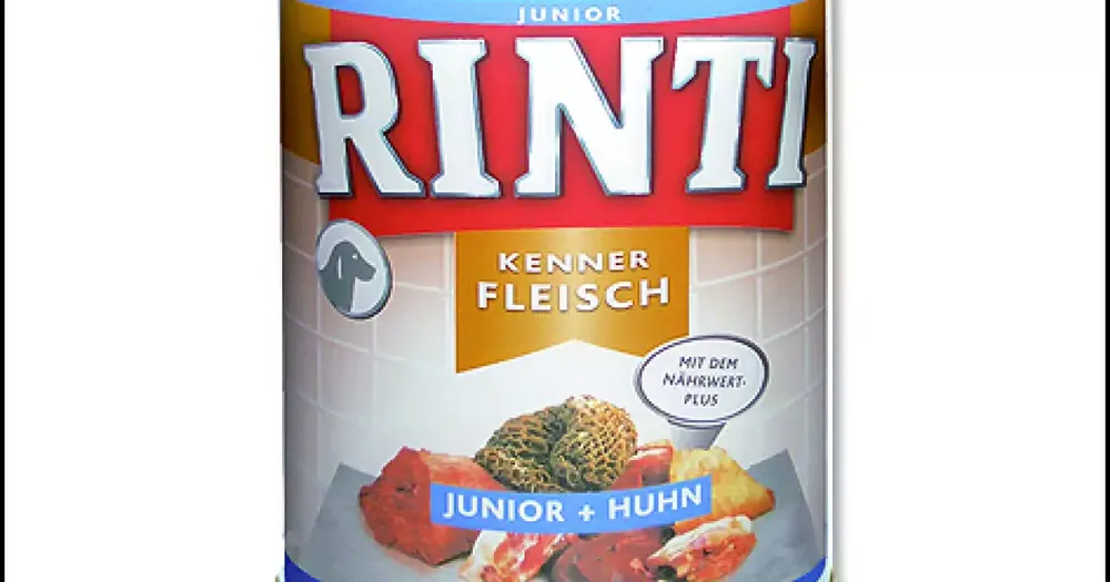 Přímo Od Výrobce Konzerva Rinti Kennerfleisch Junior kuře 800g
