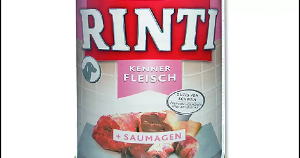 Konzerva Rinti Kennerfleisch Adult šunka 800g Nová Kolekce