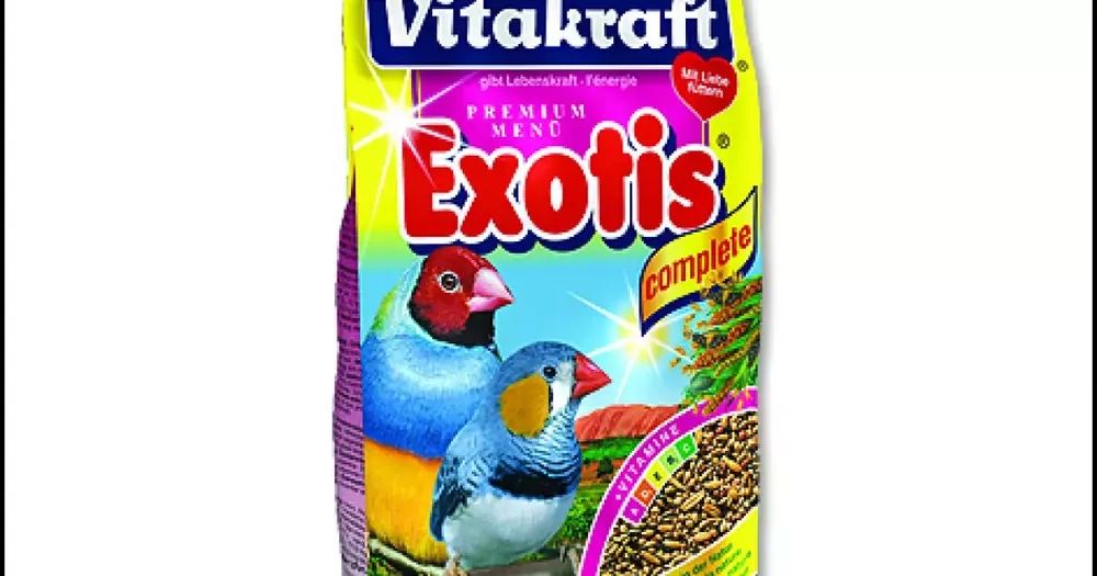 Jen Po Omezenou Doba Krmivo Vitakraft Vital Menu drobný exot 500g