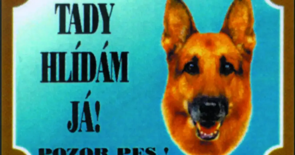 Vysoce Kvalitní Tabulka Dafiko německý ovčák