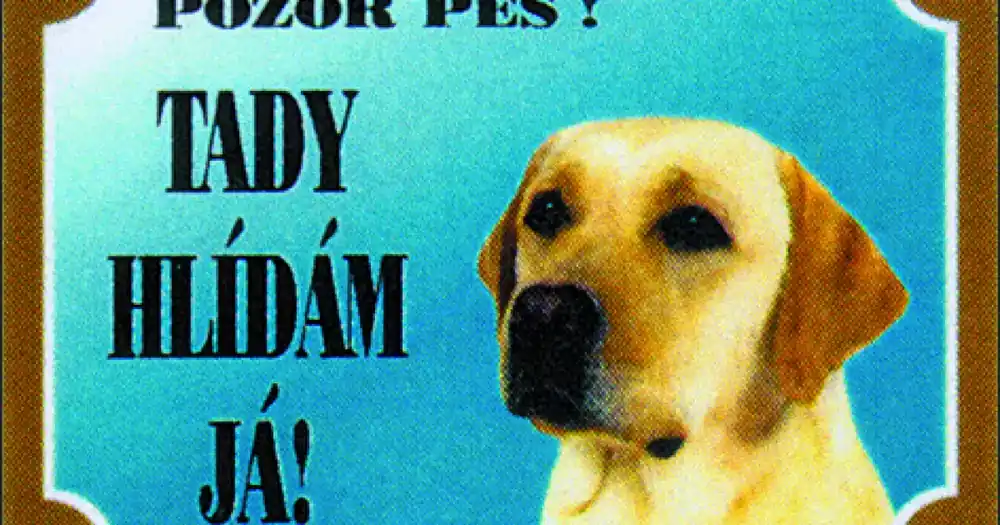 Tabulka Dafiko labradorský retriever světlý Sezónní Sleva