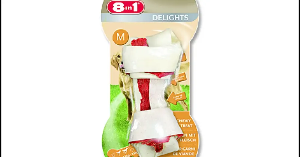 Pochoutka 8in1 Delights kost žvýkací M Ověřený