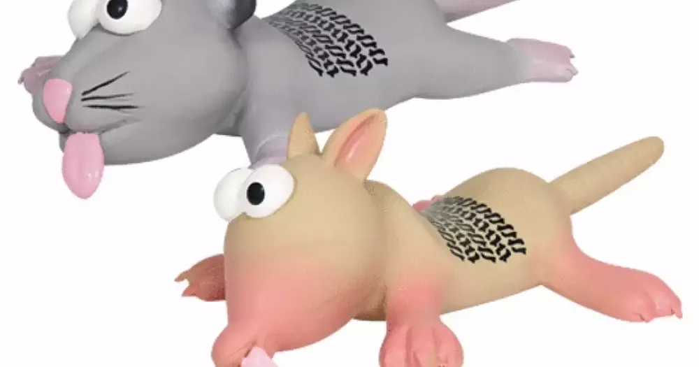 Značkový Latexový chcíplý potkan nebo myška 22 cm