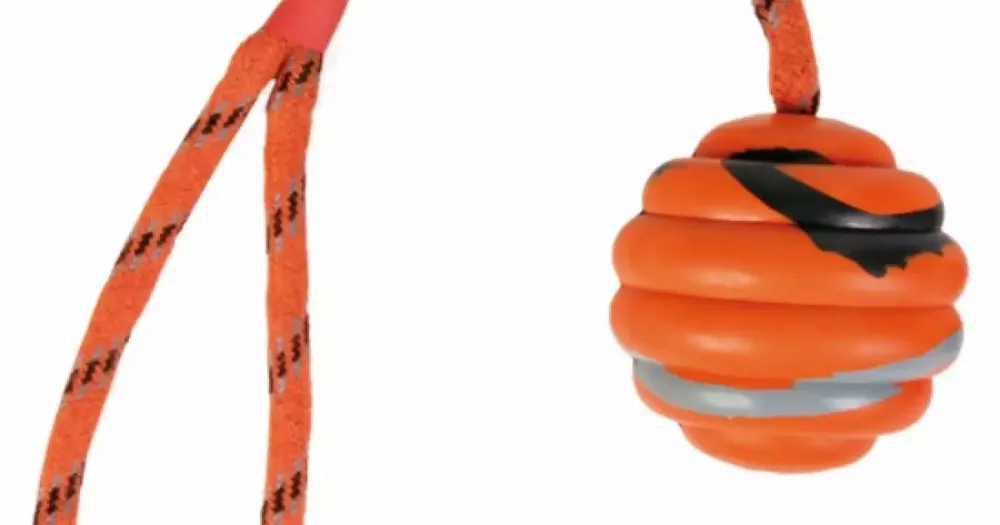 Nová Kolekce Vrhací vlnitý míč na šňůře 6 cm/30 cm