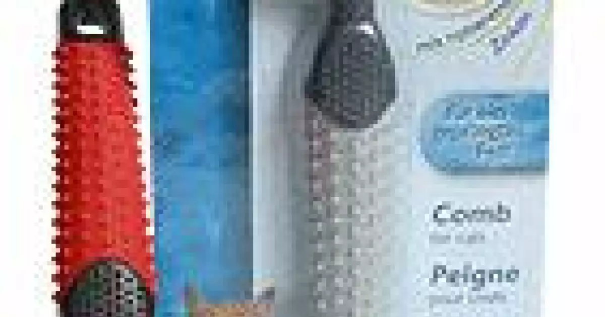 Hřeben jemný s rotačními zuby, gumová rukojeť, Trixie, 15cm Top Prodej